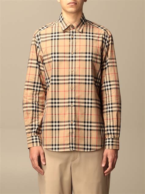 camisetas burberry hombre|burberry flannel men's.